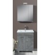 Apia Bathroom Furniture MDF Laminate with PVC 70cm in 8 Colors Base, Sink, Mirror-Cloak & Column