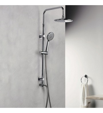 Στήλη ντουζ επεκτεινόμενη Tema Roma Tondo Ex Chrome (53330)