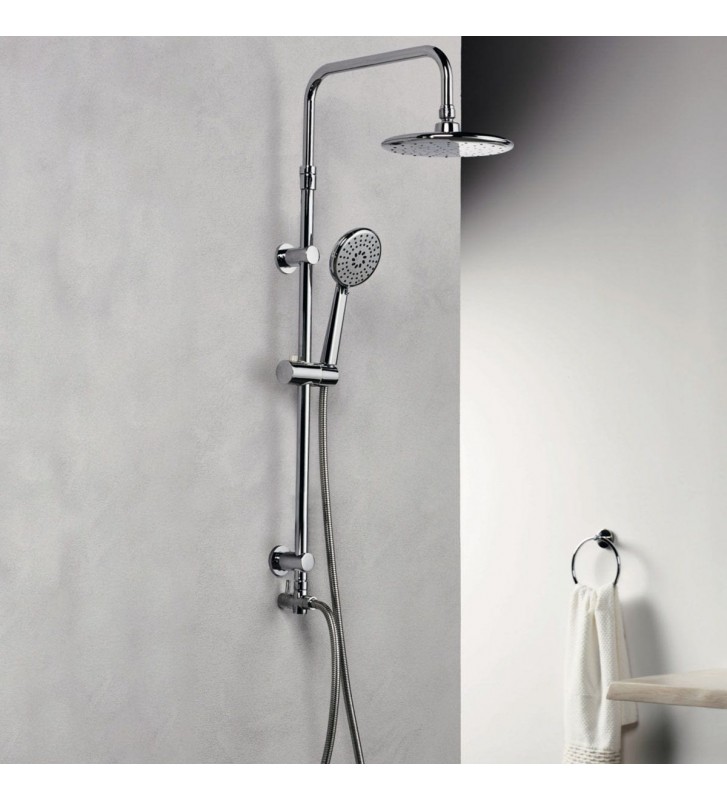 Στήλη ντουζ επεκτεινόμενη Tema Roma Tondo Ex Chrome (53330)