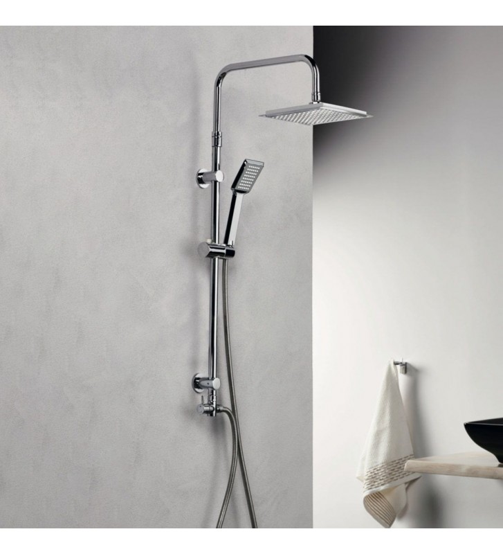 Extendable shower column Tema Roma Quadro Ex (53340)