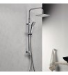 Extendable shower column Tema Roma Quadro Ex (53340)