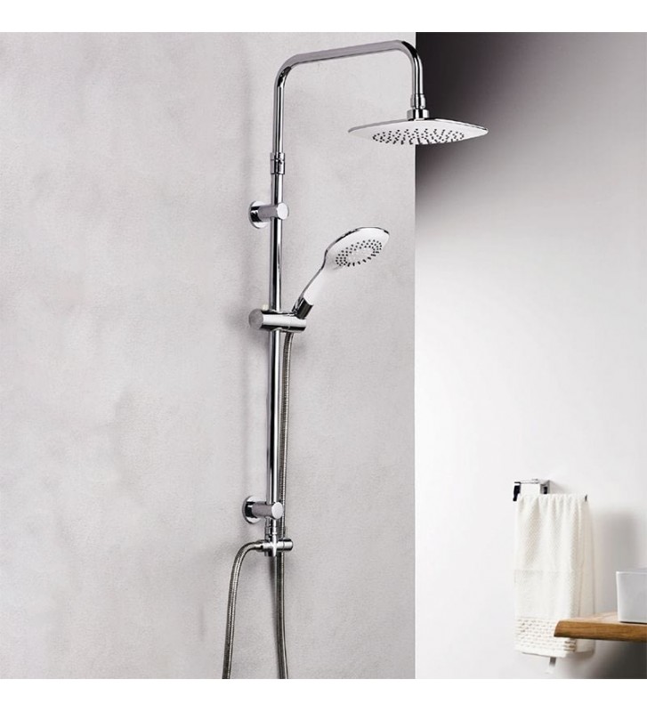 Extendable shower column Tema Roma Bianco Ex (53376)