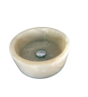 Countertop Stone Bati Stoone Jaya Onyx Washbasin Ø40cm x 15cm