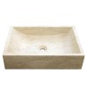 Countertop Stone Bati Stoone Ranya Beige Washbasin 50x35x12cm