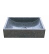 Countertop Stone Washbasin Bati Stoone Ranya Grey-Black 50x35x12cm