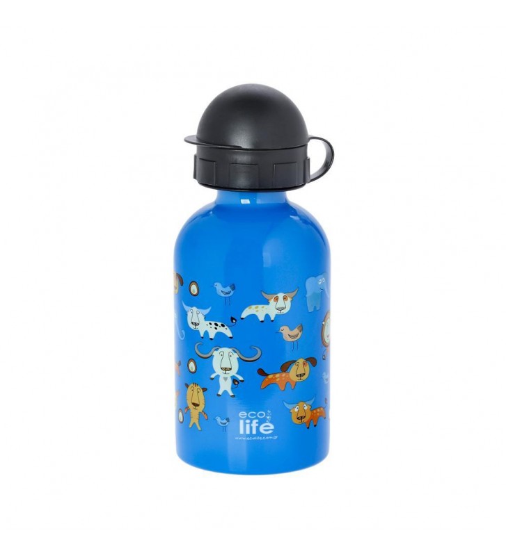 Children's Stainless Steel Bottle Ecolife Kids Jungle 400ml