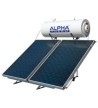Ηλιακός Θερμοσίφωνας 300lt / 5,00m² Alpha Therm Glass Τριπλής Ενέργειας (2x2,50)