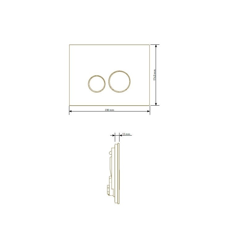 Πλακέτα χειρισμού Siamp Reflet 360 Ice Tempered Glass 111996