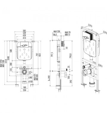 Εντοιχιζόμενο Καζανάκι CREAVIT (GR5003)