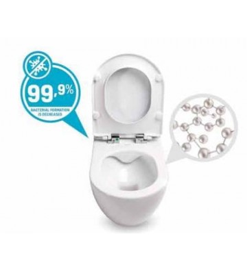 ΣΕΤ CREAVIT SOLO RIM-OFF Λεκάνη & Καζανάκι & Κάλυμμα & Μηχανισμός αέρος