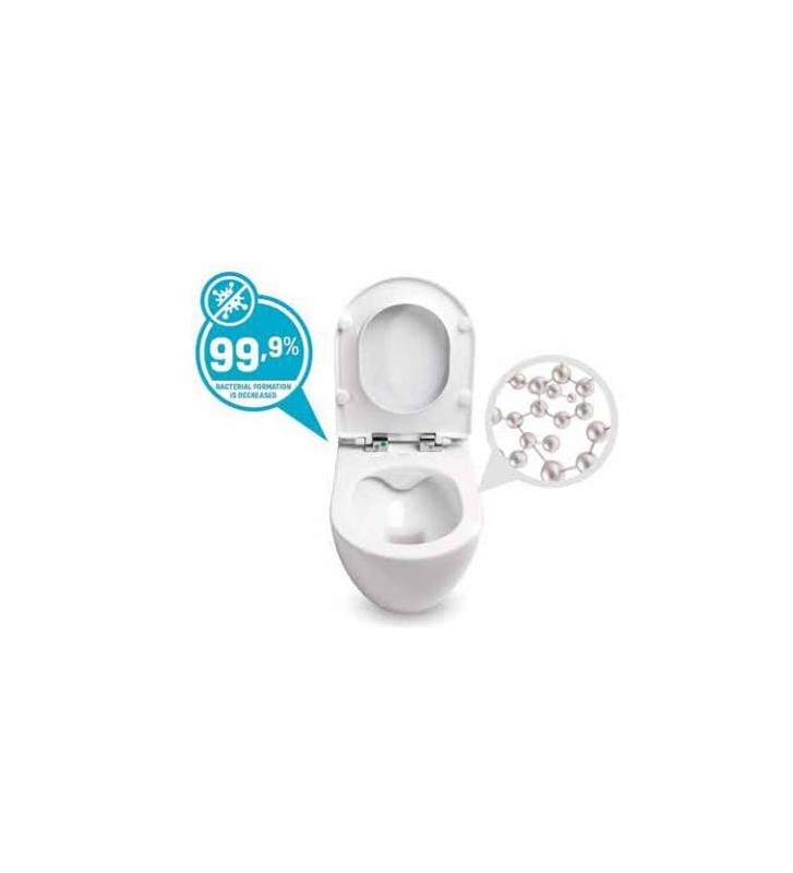Creavit Solo Rim-Off Set Basin & Cistern & Cover & Air Mechanism