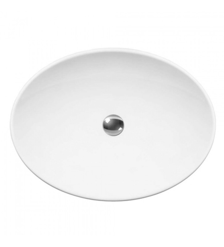 Serel Tabletop White Porcelain Sink 55 x 41 cm. (CH33-300)