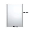 Simple Rectangular Mirror with Side Frame Sandblasting Tema Solo 5 (40x54 cm)