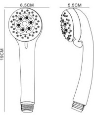 Τηλέφωνο Ντουζ Tema Econ Blister (55040)