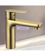 Eveberg Onda Gold Basin Faucet with Valve