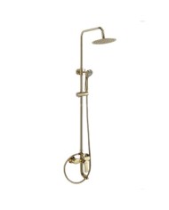 Extendable Shower Column with Eveberg Onda Gold Faucet