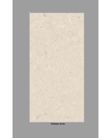 Flodsten Arctic Rett 1st Grade Matt Porcelain Tile - Granite 60×120cm