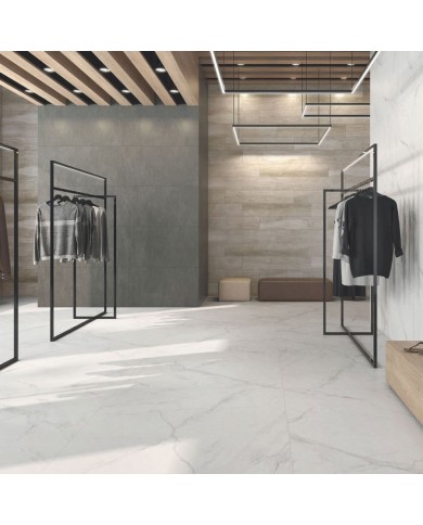 Naos Blanco Mat Rettificato First Grade Satin Porcelain Tile - Granite 60×120cm