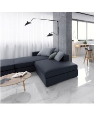Πλακάκι Carrara White Retificato Α' Διαλογής Γυαλιστερό Πορσελανάτο - Γρανίτης  60×120cm