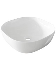 Ceramita Encore 40 Porcelain Countertop Washbasin White Glossy 41x41 cm