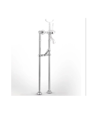 Επιδαπέδια Μπαταρία Λουτρού - Μπανιέρας Bugnatese Oxford με Πόδια Παροχής & Στήριξης