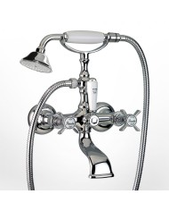 Επιδαπέδια Μπαταρία Λουτρού - Μπανιέρας Bugnatese Princeton με Πόδια Παροχής & Στήριξης