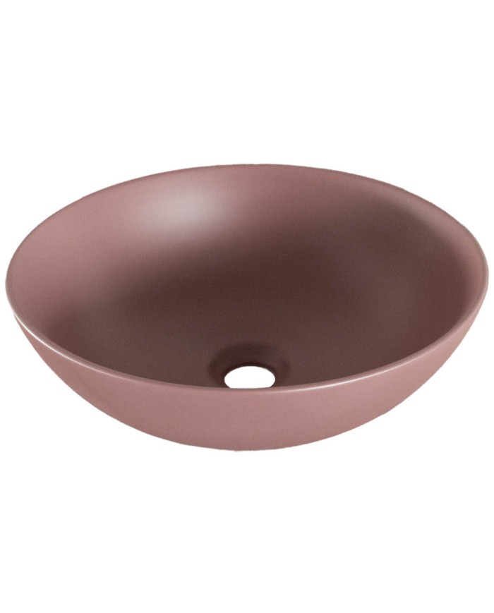 Νιπτήρας Πορσελάνης Επιτραπέζιος Ceramita F434 Brown Matt ∅ 40 cm