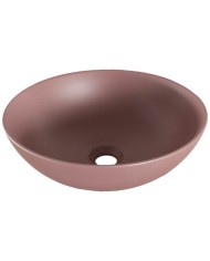 Νιπτήρας Πορσελάνης Επιτραπέζιος Ceramita F434 Brown Matt ∅ 40 cm