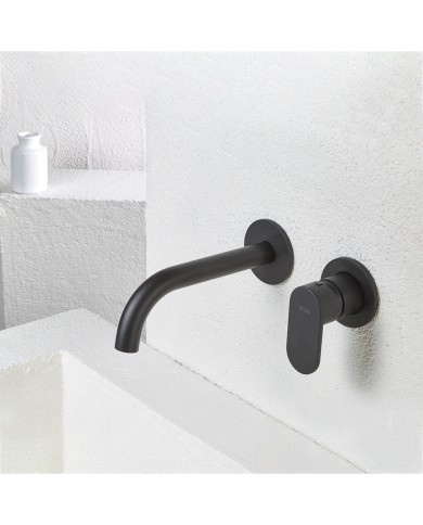 Μαύρη ματ μπαταρία μπάνιου εντοιχιζόμενη Armando Vicario